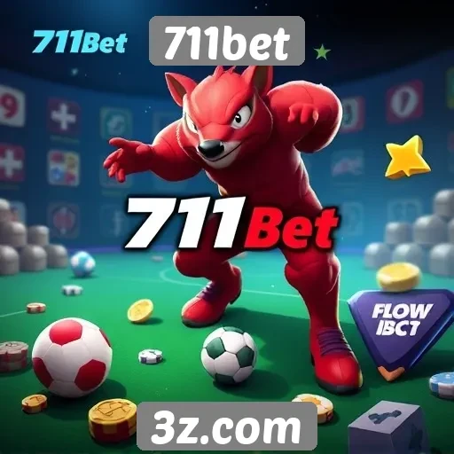 Variedade de jogos disponíveis na 711bet